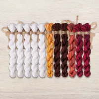 Набор ниток OwlForest для схемы «Зимние сюжеты. Сквер» (DMC)