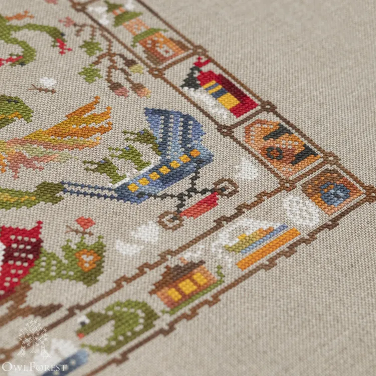 Схема для вышивания «Будни Горыничны»