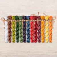 Набор ниток OwlForest для схемы «Фруктово-ягодная корзина» (DMC)