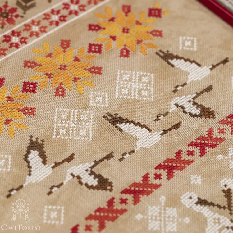 Схема для вышивания «Белорусские мотивы. Аисты»