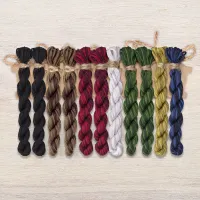 Набор ниток OwlForest для схемы «Сорока-ворона» (DMC)