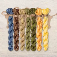 Набор ниток OwlForest для для схемы «Репка» (DMC)