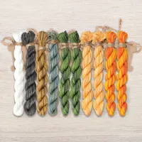 Набор ниток OwlForest для схемы «Облепиховое лето» (ПНК)