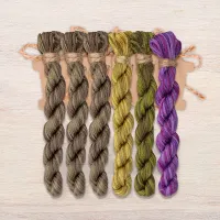 Набор ниток OwlForest для схемы «Лунный олень» (DMC)