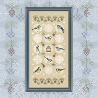 Электронная схема «Снежные синички»