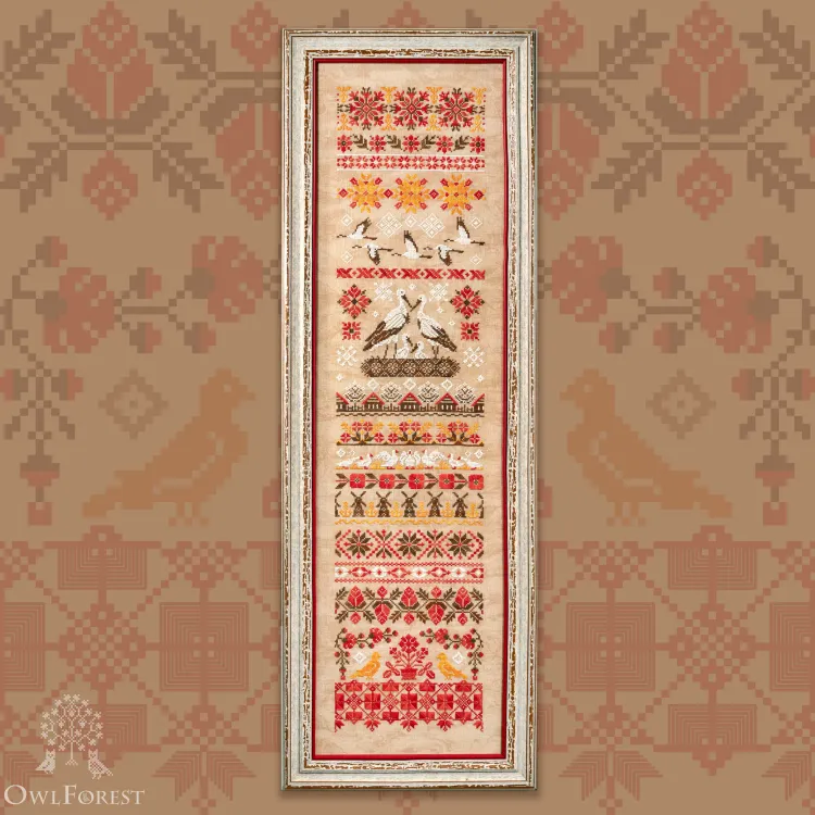 Электронная схема «Белорусские мотивы. Аисты»