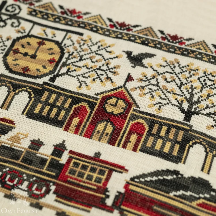 Схема для вышивания «Вокзальные истории»