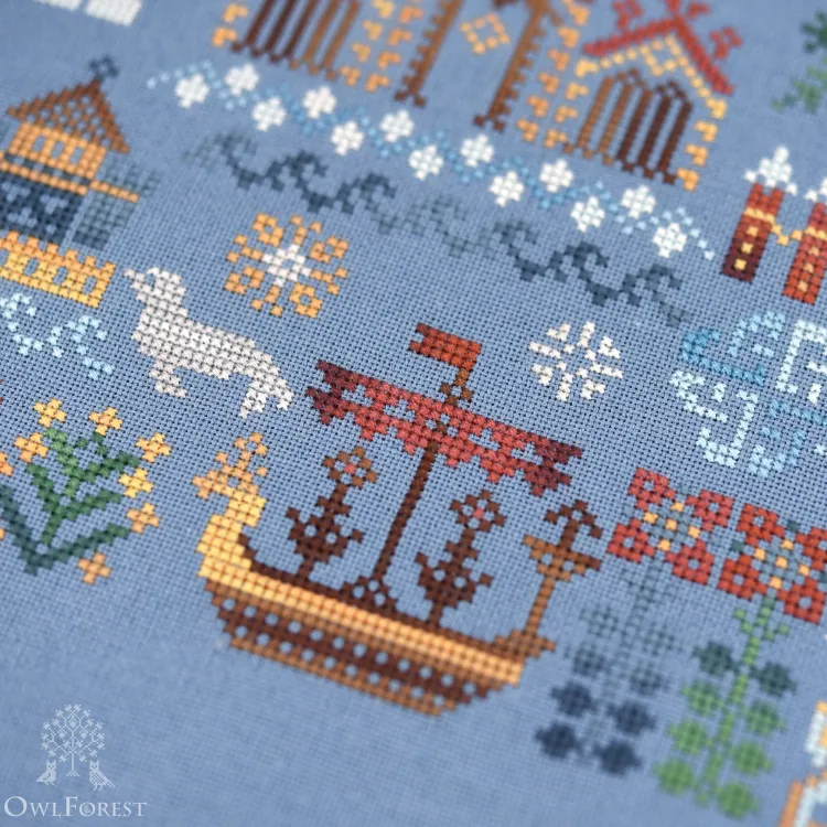 Схема для вышивания «Гиперборея. Рысь»
