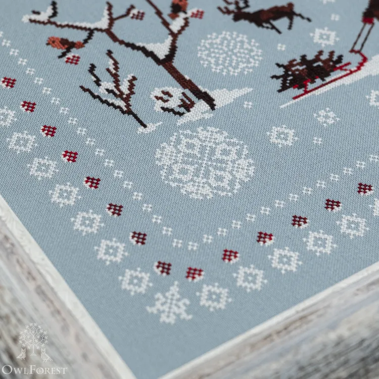 Схема для вышивания «Зимние сюжеты. Околица» 