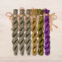 Набор ниток OwlForest для схемы «Лунный олень» (ПНК)