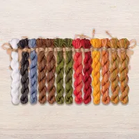 Набор ниток OwlForest для схемы «Будни Горыничны» (DMC) 