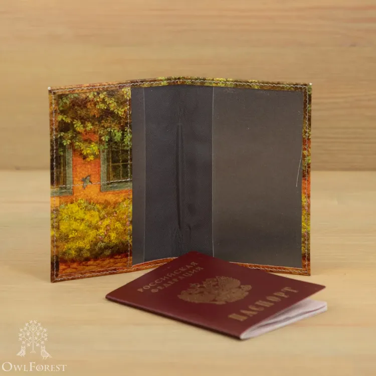 Обложка на паспорт «Крылечко»