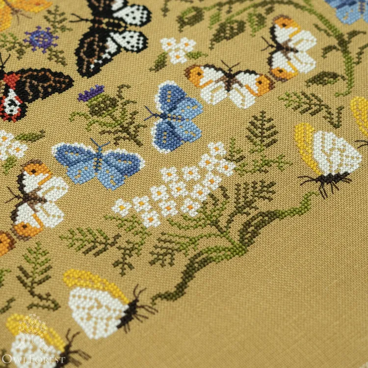 Схема для вышивания «Танец бабочек»
