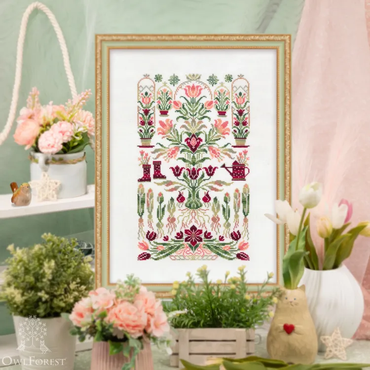 Схема для вышивания «Тюльпановое дерево» 