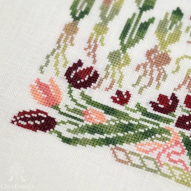 Схема для вышивания «Тюльпановое дерево» 