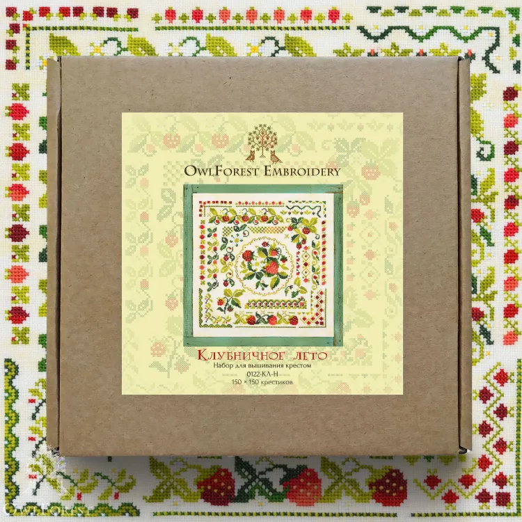 Набор для вышивания «Клубничное лето» 