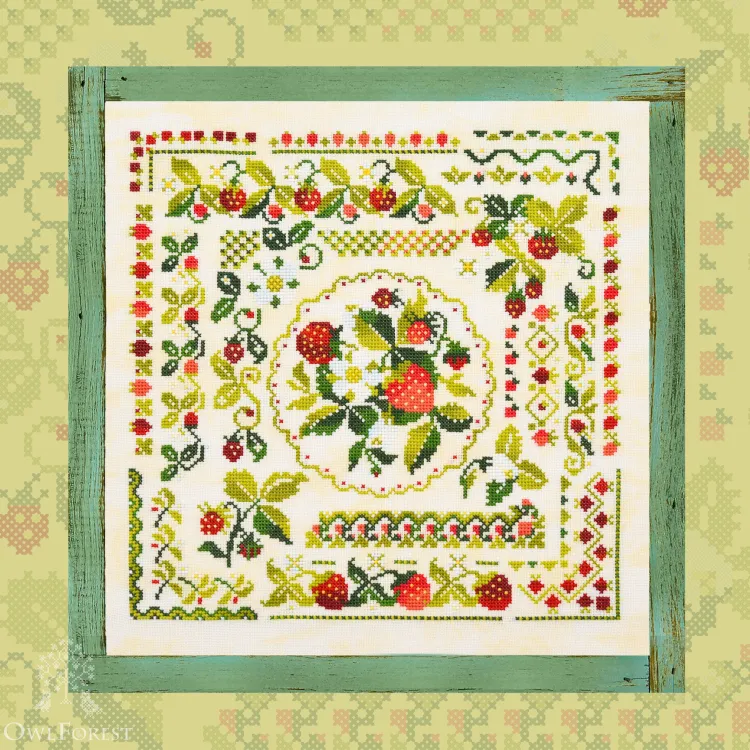 Набор для вышивания «Клубничное лето» 