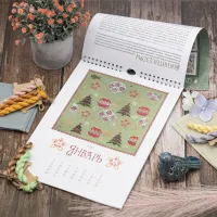 Настенный календарь 2023 «Вышитые узоры»