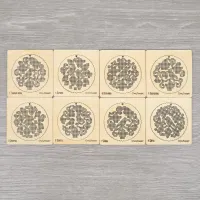 Комплект перфорированных заготовок к схемам «Зимние птички»