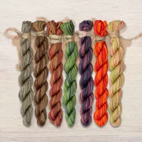 Набор ниток OwlForest для схемы «Совинница» (ПНК им. Кирова)