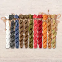 Набор ниток OwlForest для схемы «Будни Горыничны» (ПНК)