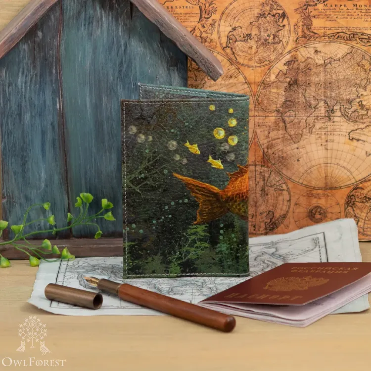 Обложка на паспорт «Речной друид»