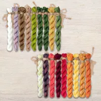 Набор ниток OwlForest для схемы «Овощная корзина» (ПНК)