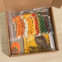 Набор для вышивания «Тыквенные домики»