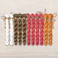 Набор ниток OwlForest для схемы «Белорусские мотивы. Аисты» (ПНК)