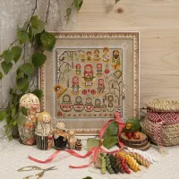 Схема для вышивания «Матрёшки»
