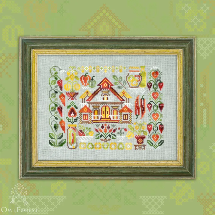 Схема для вышивания «Сезон заготовок. Перцы» 