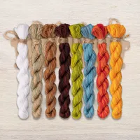 Набор ниток OwlForest для схемы «Совиные хороводы» (DMC)