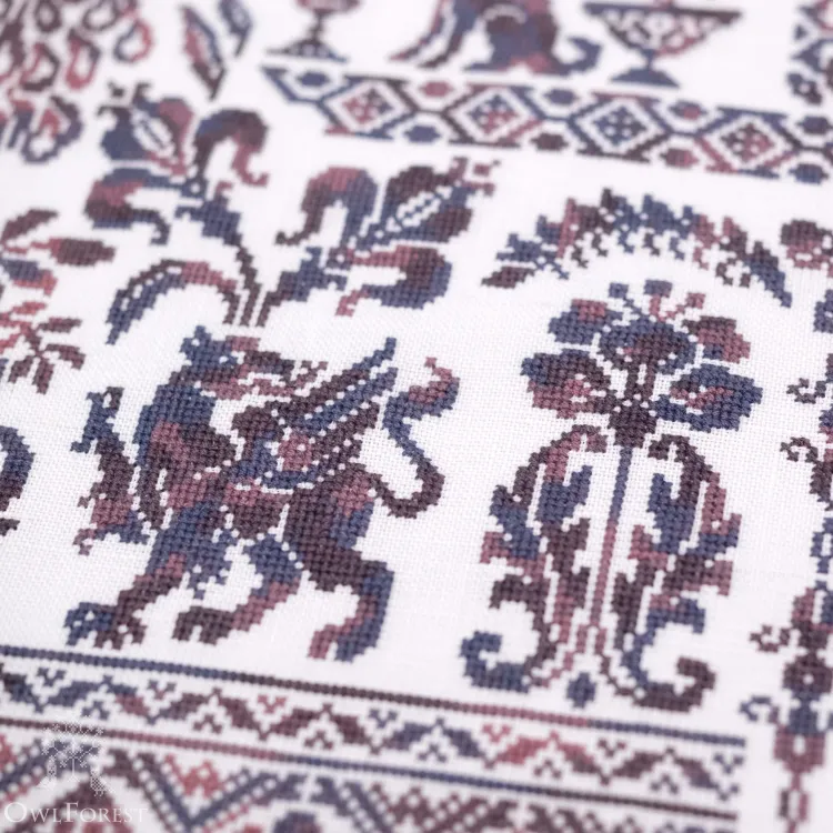 Схема для вышивания «Королевские павлины»