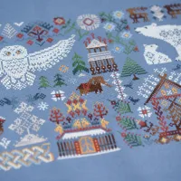 Схема для вышивания «Гиперборея. Полярная сова»