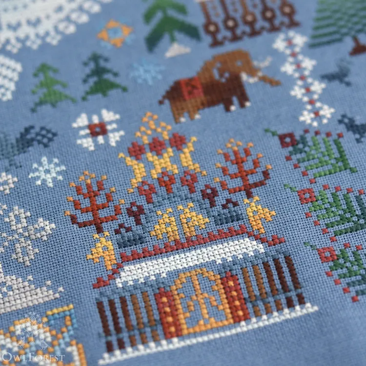 Схема для вышивания «Гиперборея. Полярная сова»