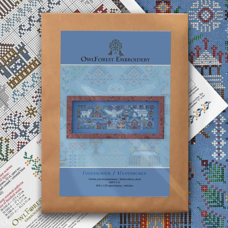 Схема для вышивания «Гиперборея. Полярная сова»