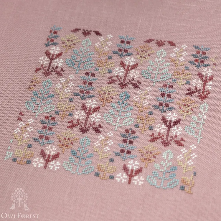 Электронная схема «Вышитые узоры»