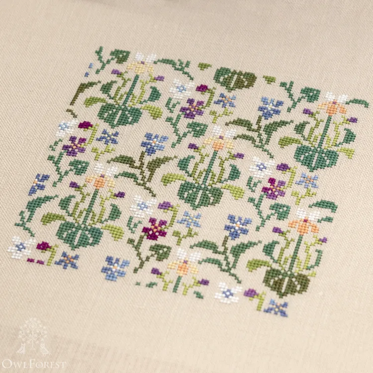 Электронная схема «Вышитые узоры»