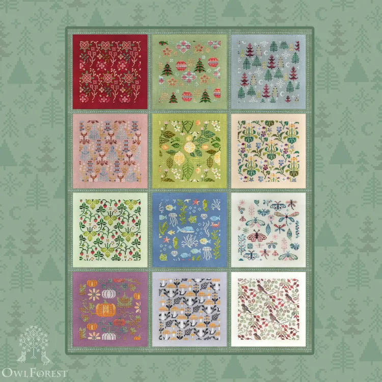 Электронная схема «Вышитые узоры»