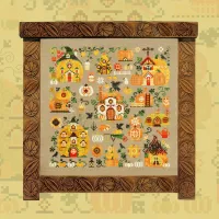 Электронная схема «Тыквенные домики»