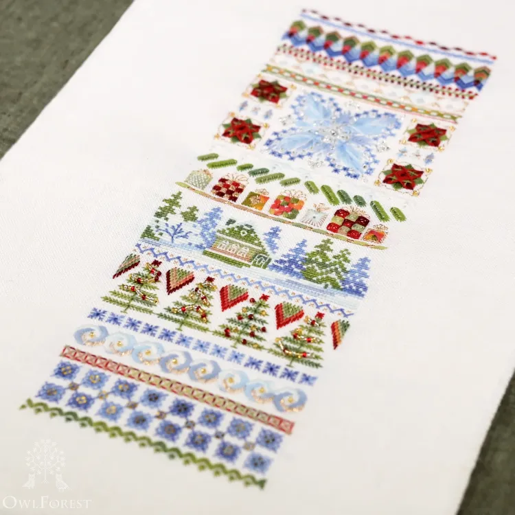 Электронная схема «Цвет зимы»