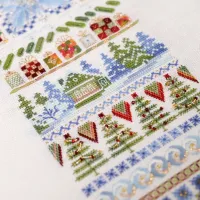 Электронная схема «Цвет зимы»