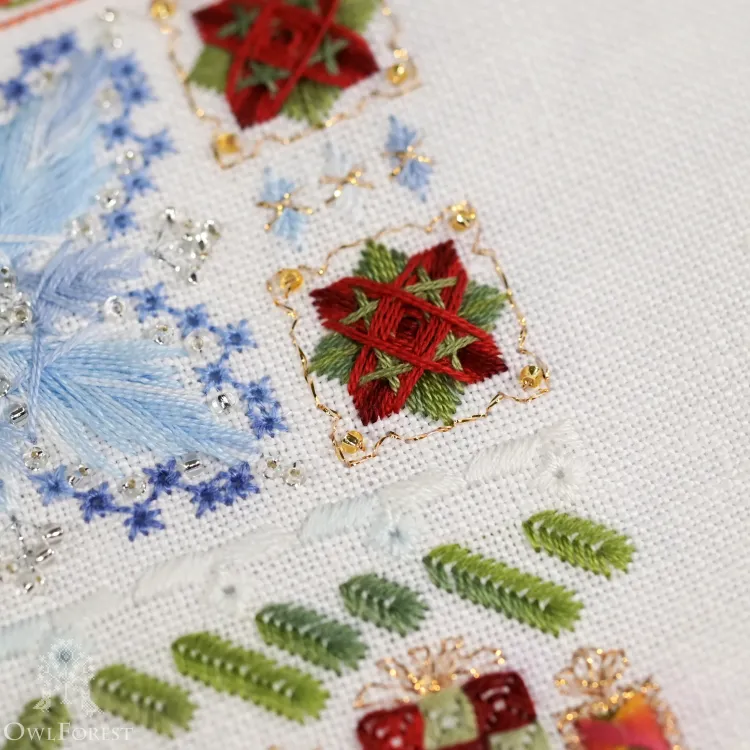 Электронная схема «Цвет зимы»