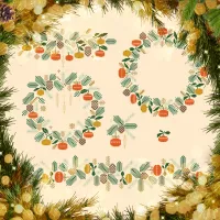 Комплект электронных схем «Мандариновая гирлянда»