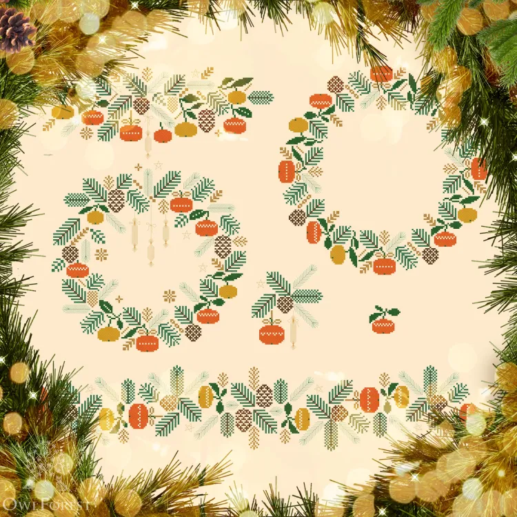 Комплект электронных схем «Мандариновая гирлянда»