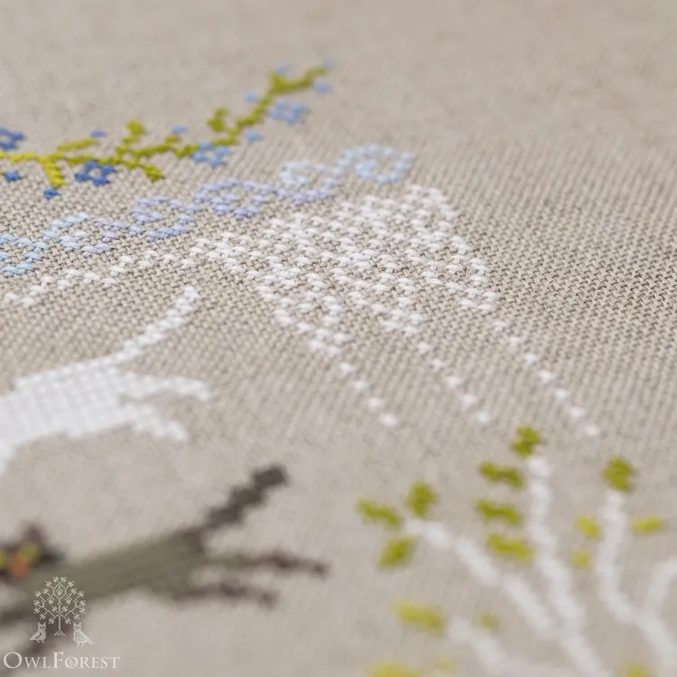 Бесплатная схема для вышивания «Коты прилетели»