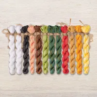 Набор ниток OwlForest для схемы «Матрёшки» (DMC)