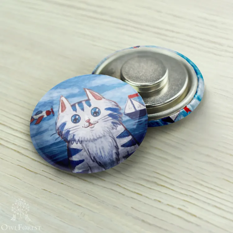 Магнитный держатель «Кот-моряк»
