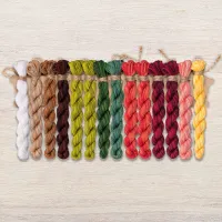 Набор ниток OwlForest для схемы «Клубничное варенье» (DMC)