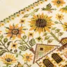 Схема для вышивания «Подсолнечные домики»